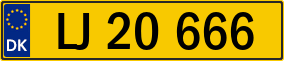Truck License Plate